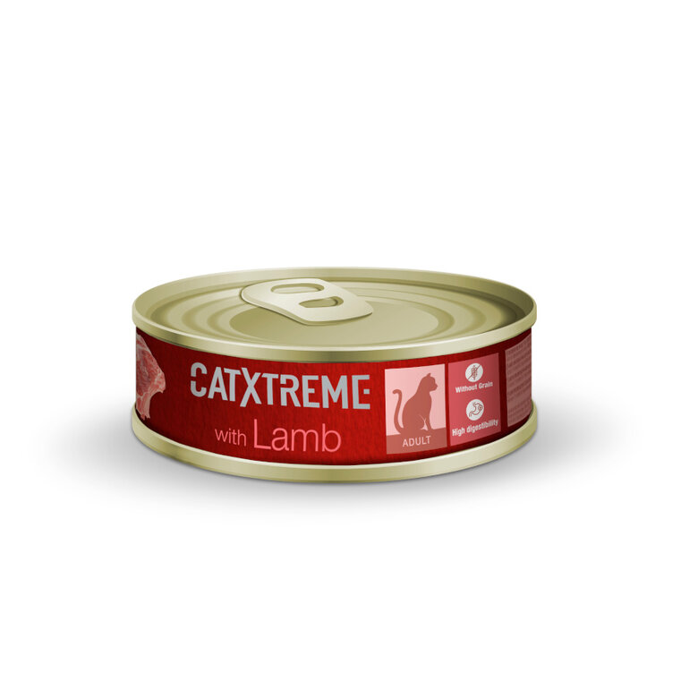 Catxtreme Sterilised Cordero en paté lata para gatos, , large image number null